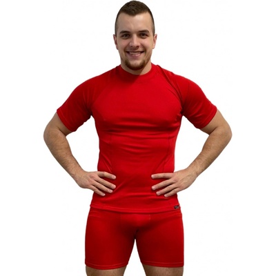 Sport triko krátkym rukávom červené