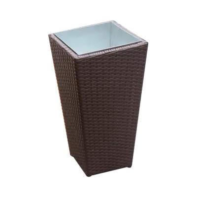 HORECANO Саксия изкуствен ратан 3 РАЗМЕРА/КАФЯВА (019522)