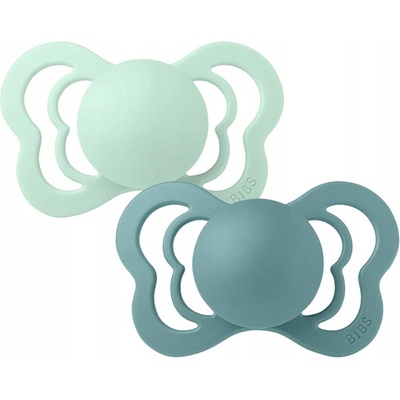 Bibs Couture anatomické cumlíky silikon 2ks Nordic Mint / Island Sea