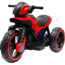 Baby Mix elektrická motorka trojkolesové Police červená