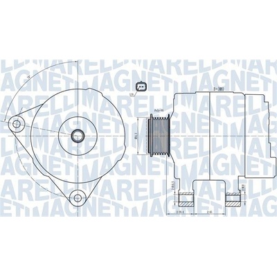 Alternátor MAGNETI MARELLI 063732033010