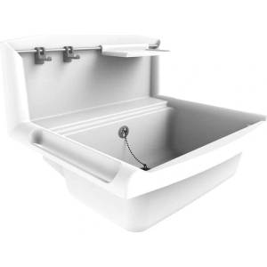 SANIT Умивалник Multiset за санитарни помещения, бял, VS60005C010099 (VS60005C010099)