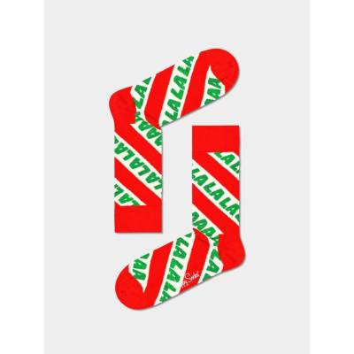 Happy Socks Fa La La La red/green