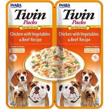 Churu Twin Packs kura zelenina a hovädzie vo vývare 2 x 40 g