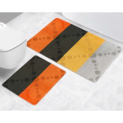 Bellatex Bany Paprsky oranžová 60 x 100 cm – Zboží Mobilmania