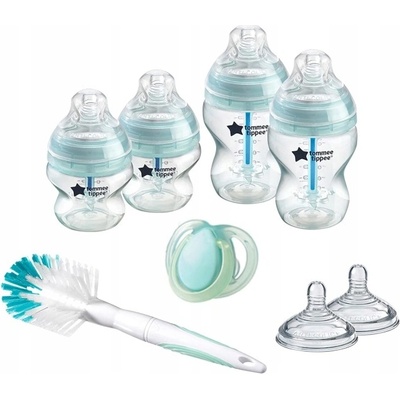 Tommee Tippee sada kojeneckých lahviček C2N Anti colic s kartáčem 422609TT