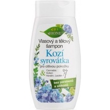 BC Bione Kozí Syrovátka vlasový a tělový šampon 260 ml