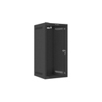 Lanberg Шкаф Lanberg 10"" стенен монтаж 12U/280x310 (плоска опаковка) със стъкл (wf10-2312-10b)