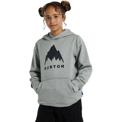 Burton Kids Oak Pullover Hoodie grey heather
