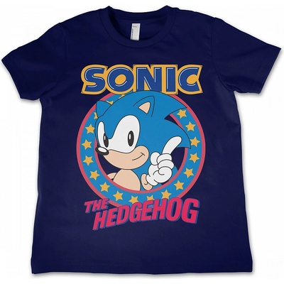 sonic The Hedgehog tričko sonic The Hedgehog navy dětské