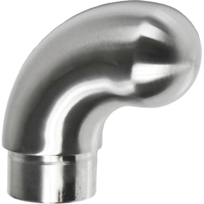 Ukončenie - koleno na trubku ø 42,4 mm, brúsená AISI 304