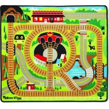 Melissa & Doug - Килимче за игра - Влакова композиция (19554)