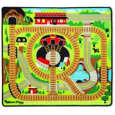 Melissa & Doug - Килимче за игра - Влакова композиция (19554)
