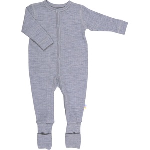 Joha Детски цял костюм Joha Kid's 581 Nightsuit 2-In-1 Foot Basic Overall - Light Grey Melange - размер 60 (EU) (704-3601-0211)