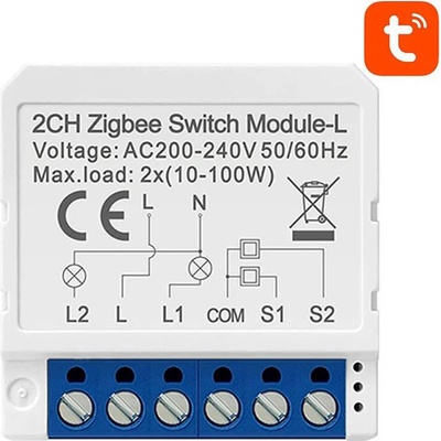 Smart Switch Module AVATTO LZWSM16-W2 ZigBee Tuya