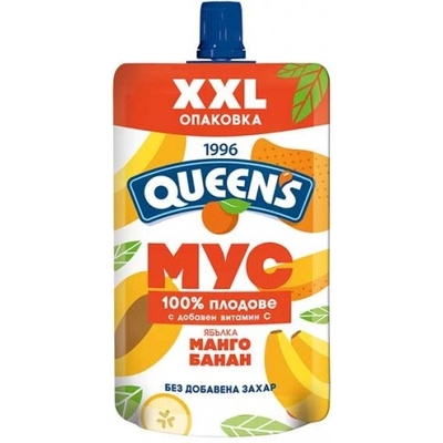 Queen's Плодов мус манго и банан Queens 200гр