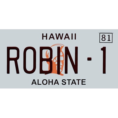 Ceduľa značka Hawaii Aloha State