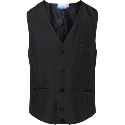 Karlowsky Pánska čašnícka vesta KY013 Black