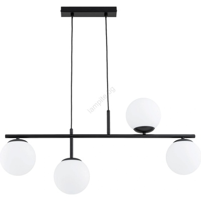 Alfa Пендел LUNA 4xE14/10W/230V черен (ALF63349)