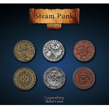 Drawlab entertainment Steampunk Coin SetLegendary Metal Coins