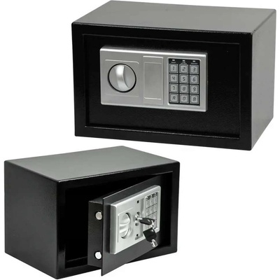 Pepita XL удароустойчив сейф с цифрово заключване 35x25x25cm - черен (YG7)