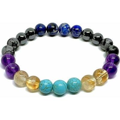 Živé kameny Minerální náramek POLÁRNÍ ZÁŘE NARM2021352