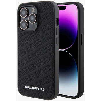 KARL LAGERFELD PU Стеган Десен Заден Калъф за iPhone 15 Pro Черен Karl Lagerfeld | Cheren | МЪЖЕ | UNI
