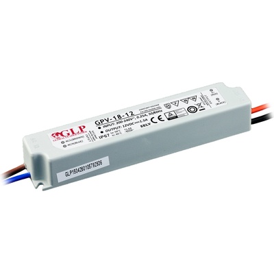 GPV, 18W LED zdroj GPV-18-12, 1.5A, 12V
