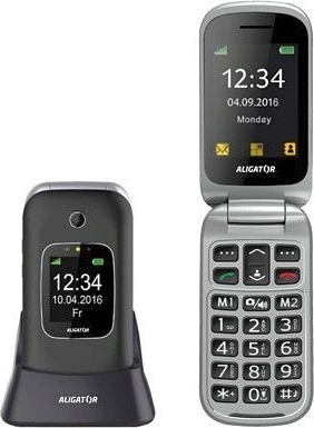 ALIGATOR V650 Senior černo-stříbrná