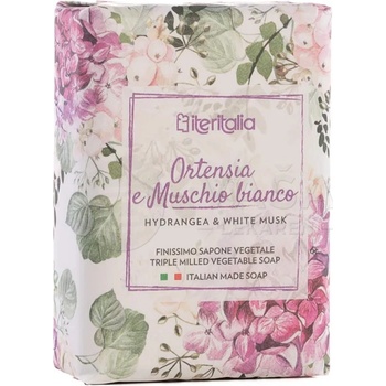Moje Iteritalia Ortensia e Muschio bianco italské toaletní mýdlo 125 g