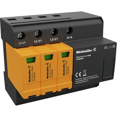 Přepěťová ochrana (napájecí systémy) Weidmüller VPU IOT AC II 3+1 300/50 (2735900000)