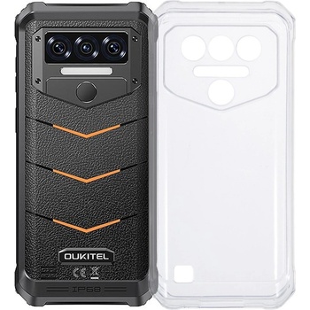 OUKITEL Калъф с протектор за Oukitel WP38 - мек TPU удароустойчив калъф, прозрачен или черен