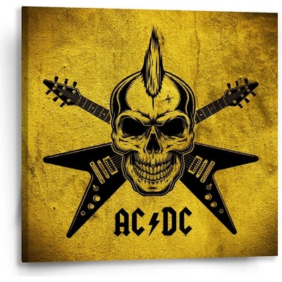 Sablio Obraz ACDC Lebka - 50x50 cm