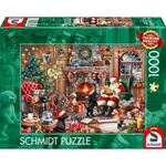 Schmidt Spiele Пъзел Schmidt от 1000 части - Уютна Коледа (58872)