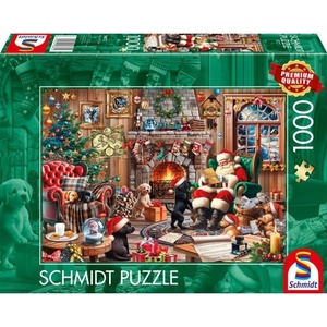 Schmidt Spiele Пъзел Schmidt от 1000 части - Уютна Коледа (58872)
