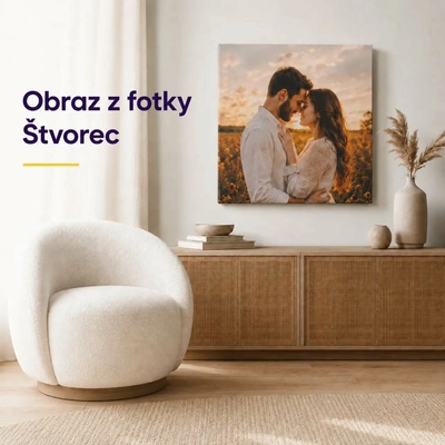 Fotoobraz na plátne – Štvorec | Obraz z fotky - 30x30 cm