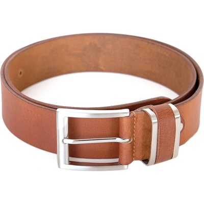 Alpenleder opasek kožený Belt Donau světle hnědý
