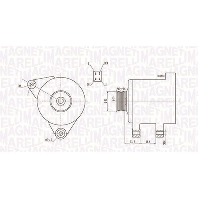 Generátor MAGNETI MARELLI 063731605010