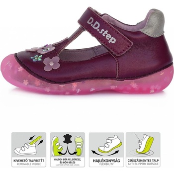 D.D.Step balerínky 015-467A violet