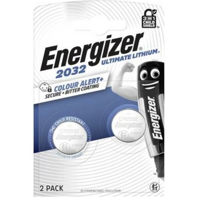 Energizer Батерии литиеви Energizer Ultimate, CR2032, 3V, 2бр. в опаковка