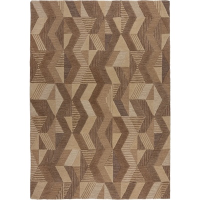 Flair Rugs Moda Asher Hnedý