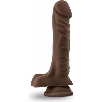 Loverboy by Blush The DJ hnědé dildo z TPE s přísavkou 22 x 4,4 cm