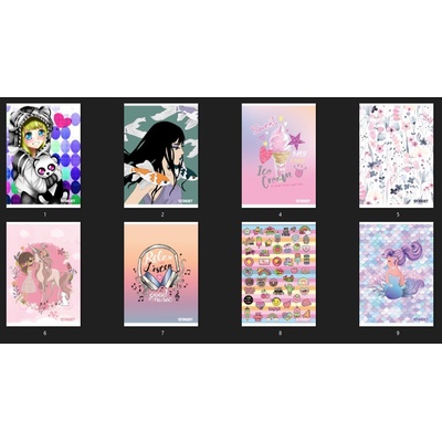 STREET Тетрадка О+, А5, 20 л, големи квадратчета , телчета, 2024, момиче (20053-А-2024/2)