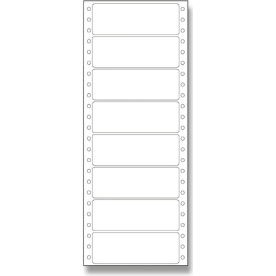 Coveris nekonečné tabelační etikety 100 x 36,1 mm jednořadé 500 listů ETSW100036X1 bílá