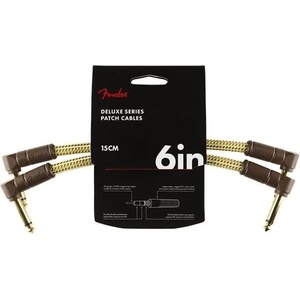 Fender Deluxe Series 099-0820-088 15 cm Ъглов - Ъглов Пач кабел (0990820088)