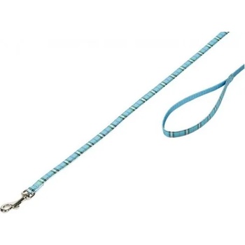 NOBBY Повод tartan светло син ширина 10 мм дължина - 120 см 78202-06