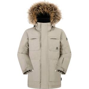 Kamik Детско яке парка Kamik Kid's Enzo Parka - Sand - размер 104 (EU) (703-6104-0313)