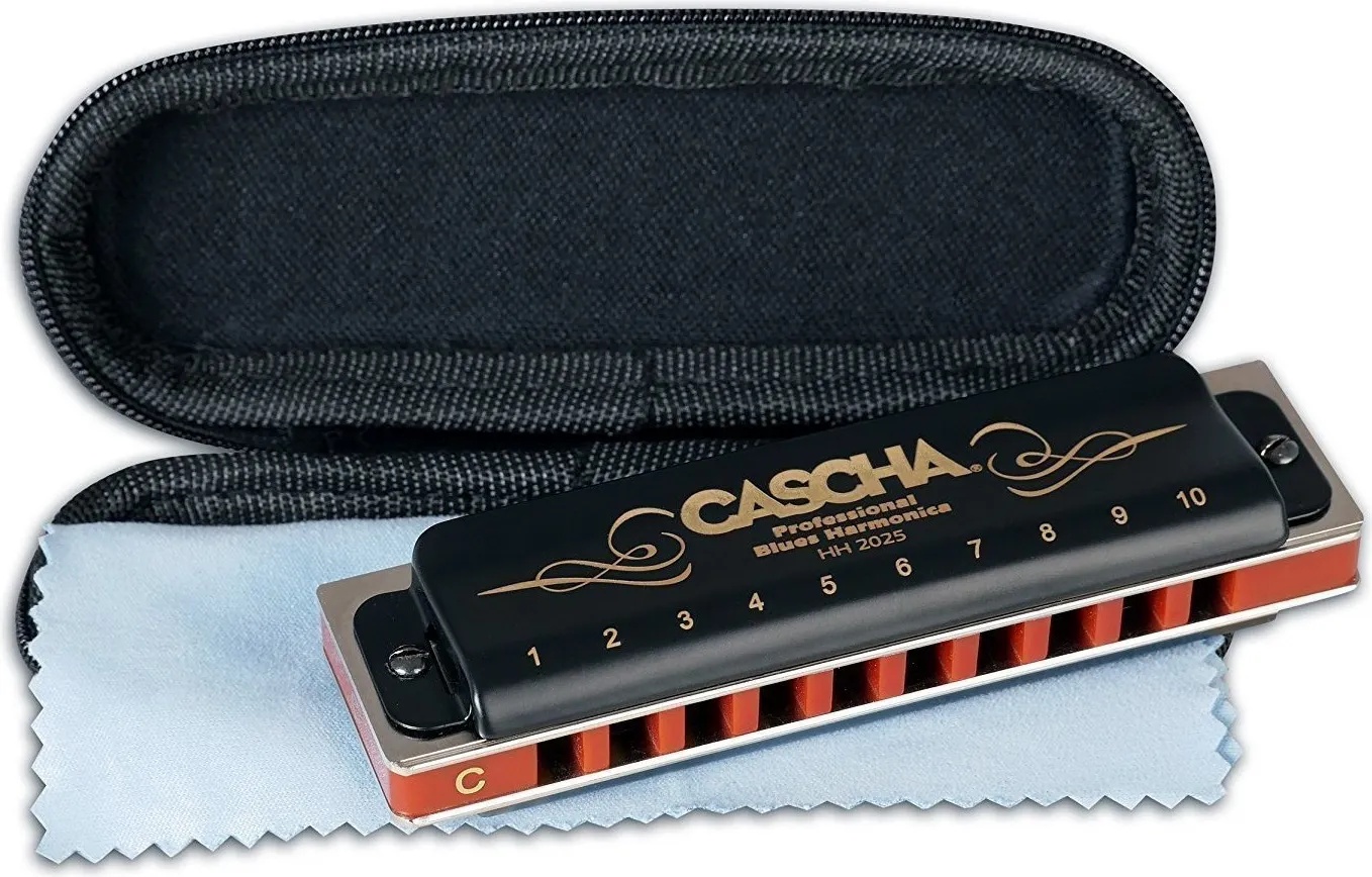 Cascha HH 2025 Professional Blues C Диатонична устна хармоника (HH2025)