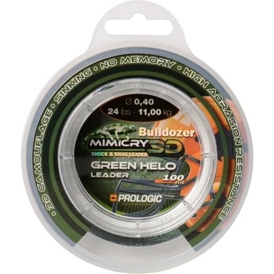 PROLOGIC MIMICRY GREEN HELO Leader 100 m 0,40 mm 11 kg