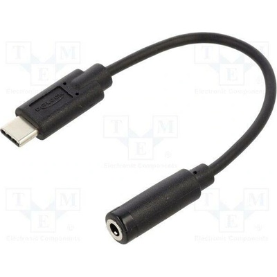 Delock 65842 stereo,USB 2.0 Jack 3,5mm 3pin zásuvka,USB C vidlice
